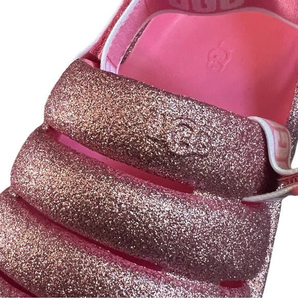 UGG Sport Yeah Pink Glitter Sandals - Picture 8 of 11